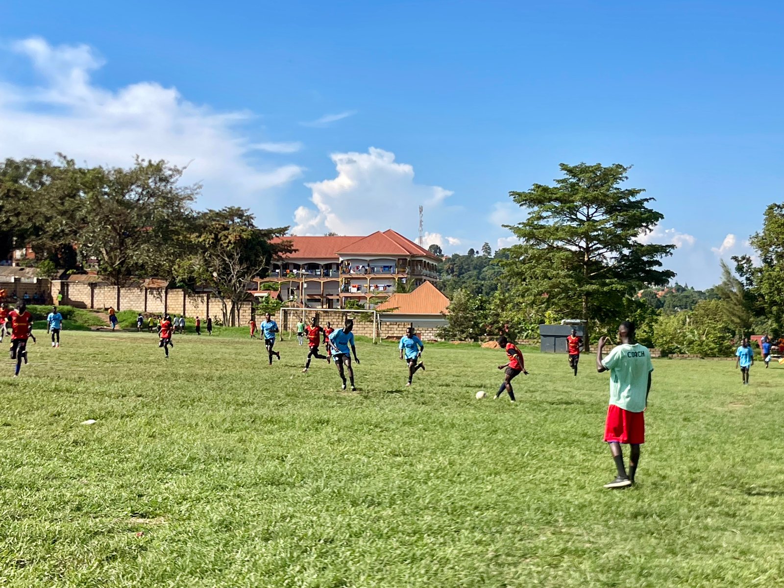Action In the  field of play